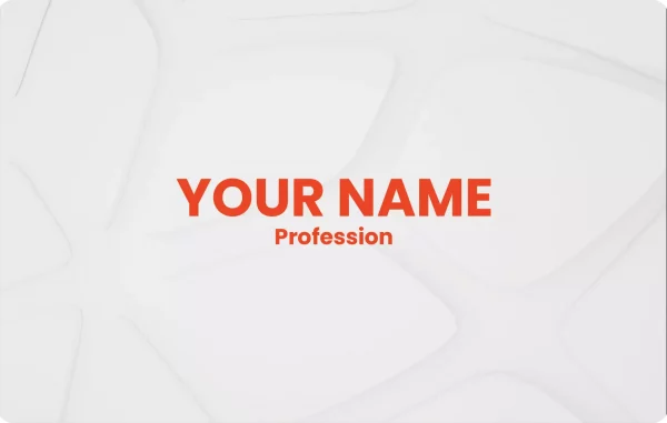 personal card front